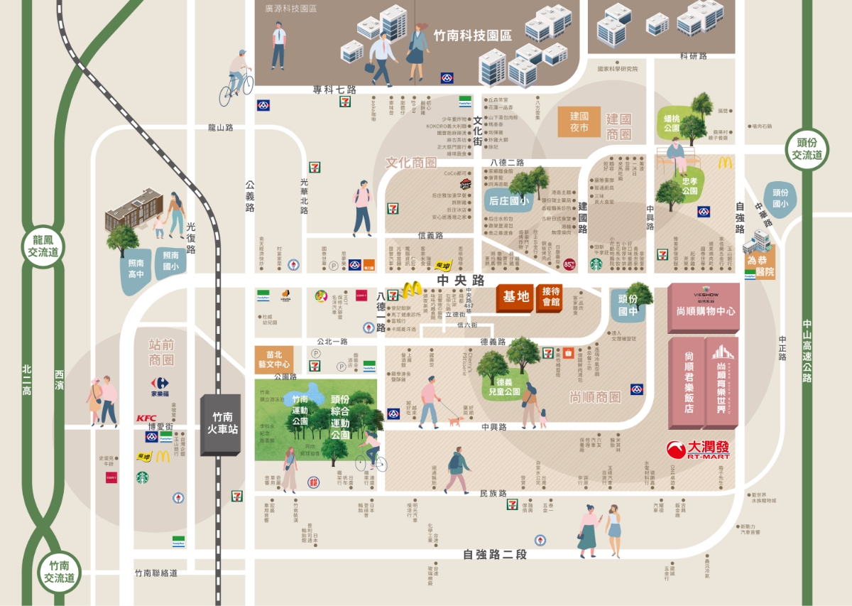 太睿四季地段圖